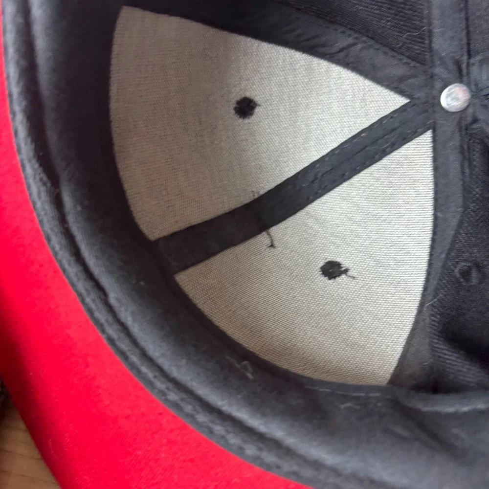 Noragami Hat Cap Snap Back Black Red Trucker Logo Adjustable